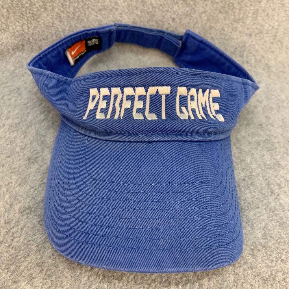 Perfect Game Unisex Blue Nike Visor Hat Adjustable OSFM